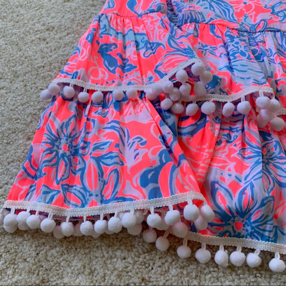 Lilly Pulitzer Natashia Pink Sun Ray Summer Siren Dress View 4